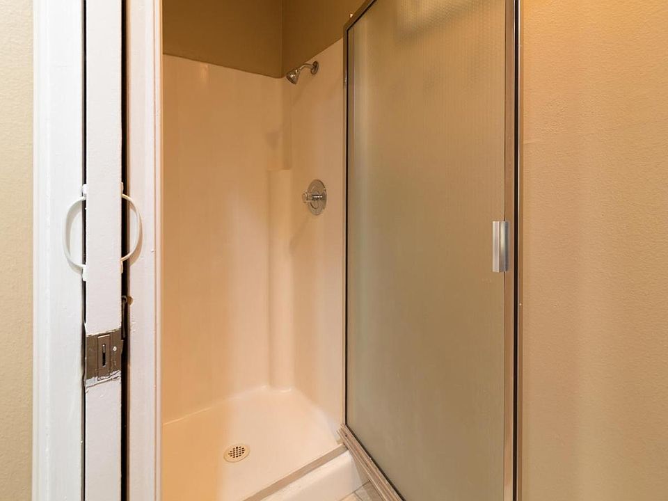 Master shower