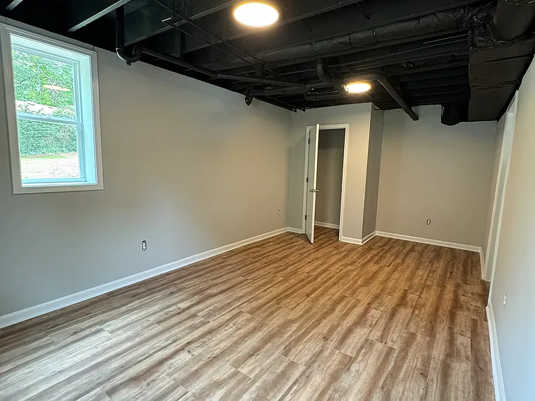 Basement bedroom
