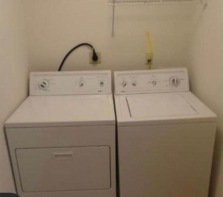 Upstairs laundry room