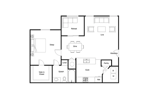 Floor plan A2 - Premium Renovation