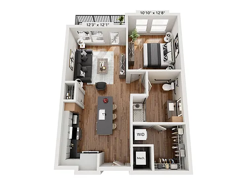 Floor plan A2-HC