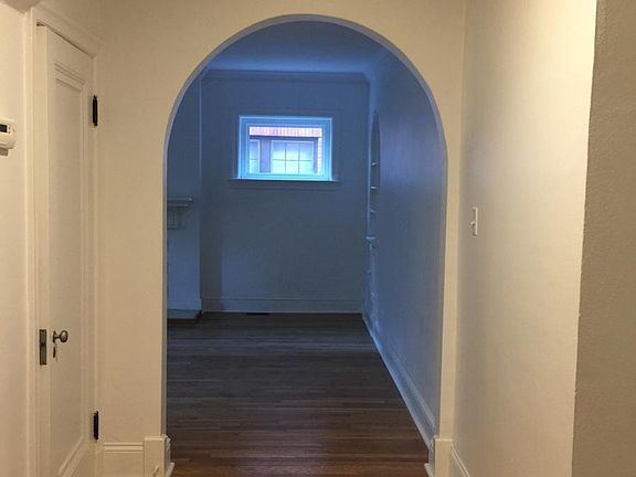 Wide hall and linen closet