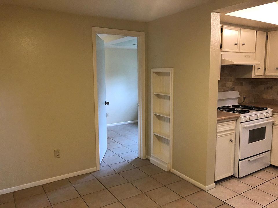 The is the kitchen and living area with a look toward the bedroom.