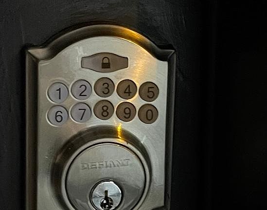 keyless entry lock enter