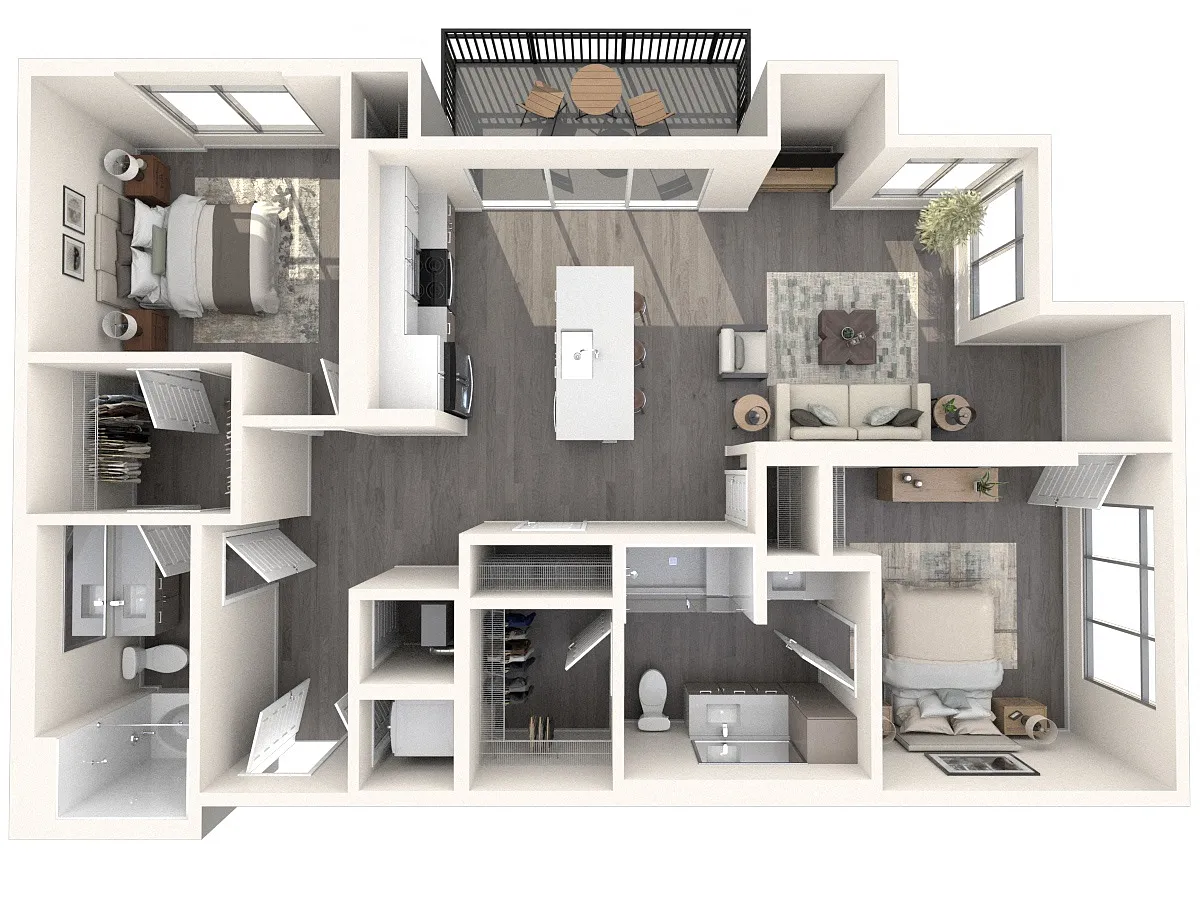 Floor plan 2B1