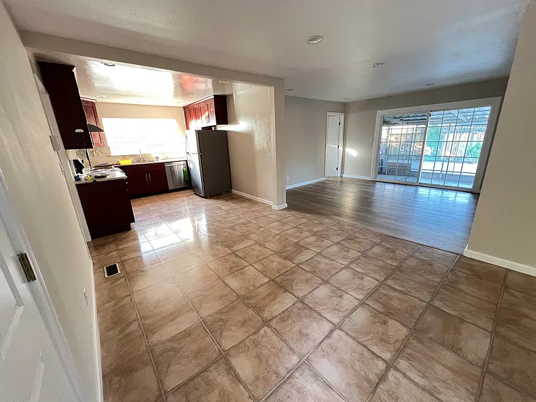 Overlooking kitchen & Living room Area