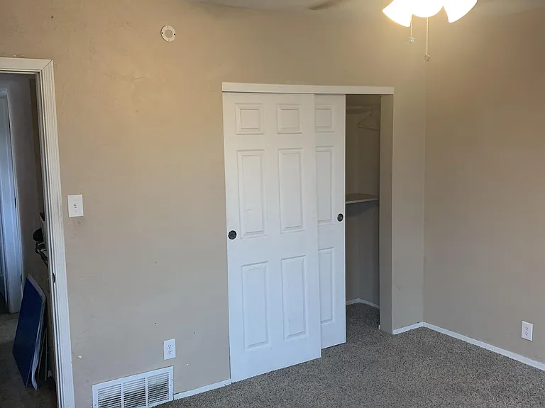 Bedroom and closet