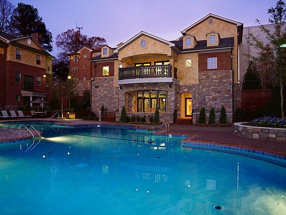 Rock Springs Village Pool at Night
