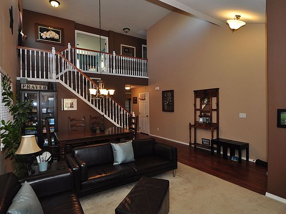 Great room with high ceiling