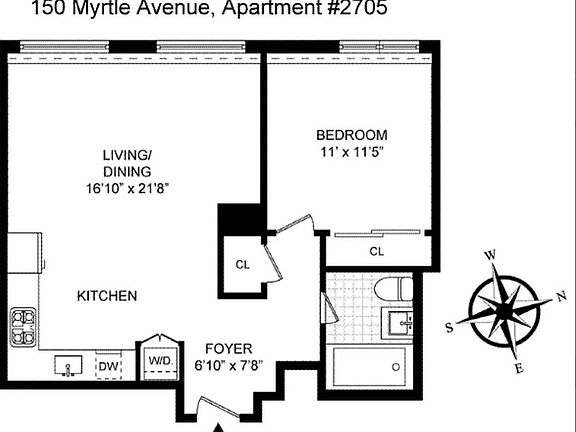 2nd image of 150 Myrtle Ave APT 2705