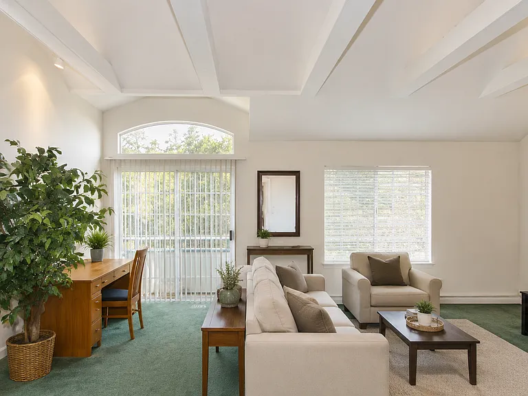 Great room from the vantage of the breakfast nook.