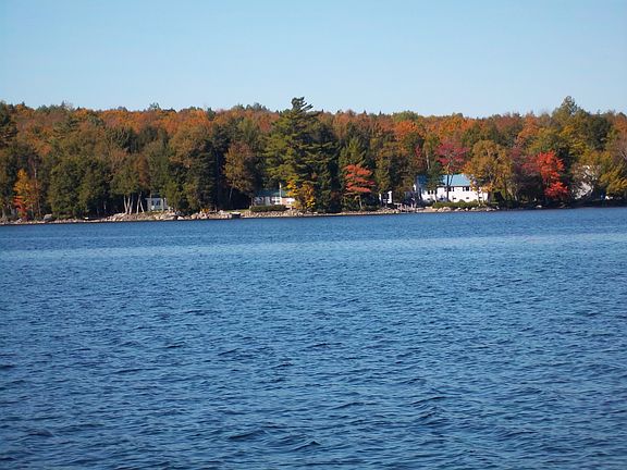 view from on the lake