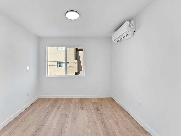 Bedroom 1 with it's own mini split for AC and heat