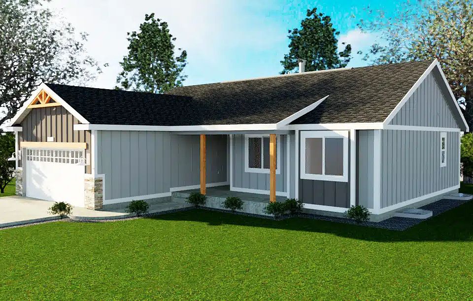 Birch Modern Farmhouse Option