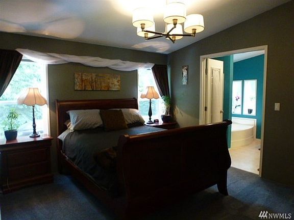 Luxurious master bdrm.