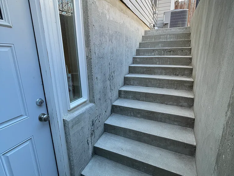 Private entrance doorway.