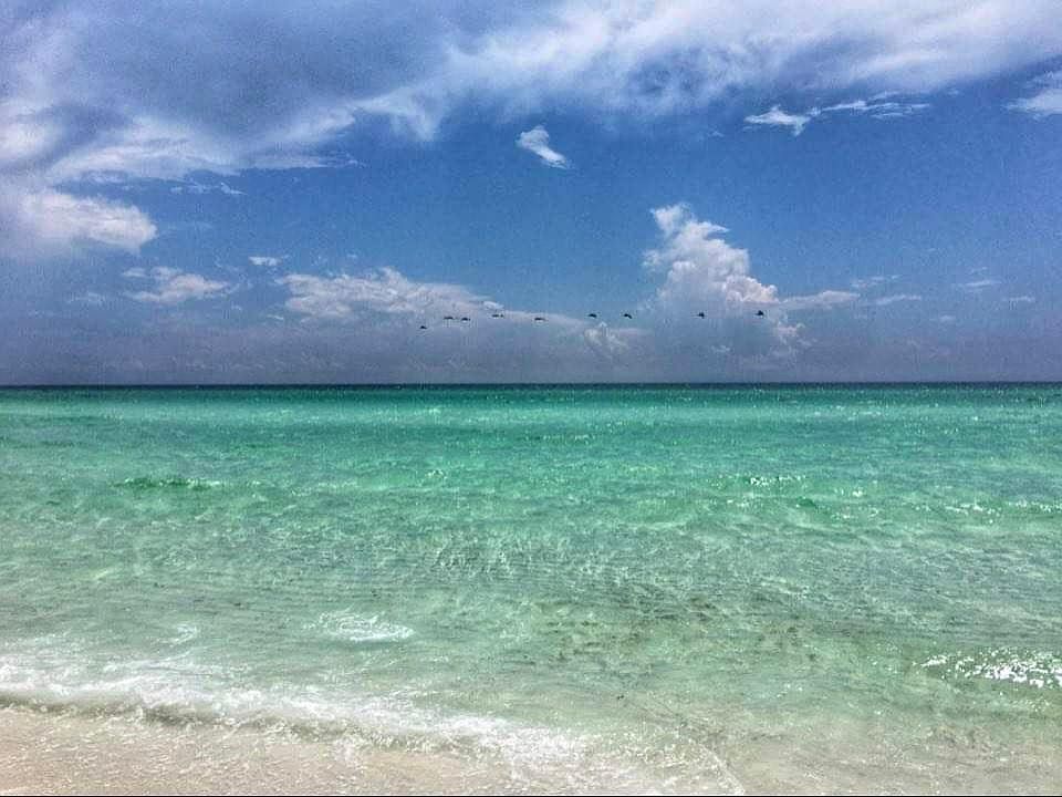 Private access beach one block away