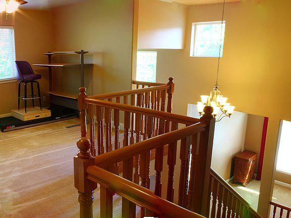 Office/Loft area overlooking entry