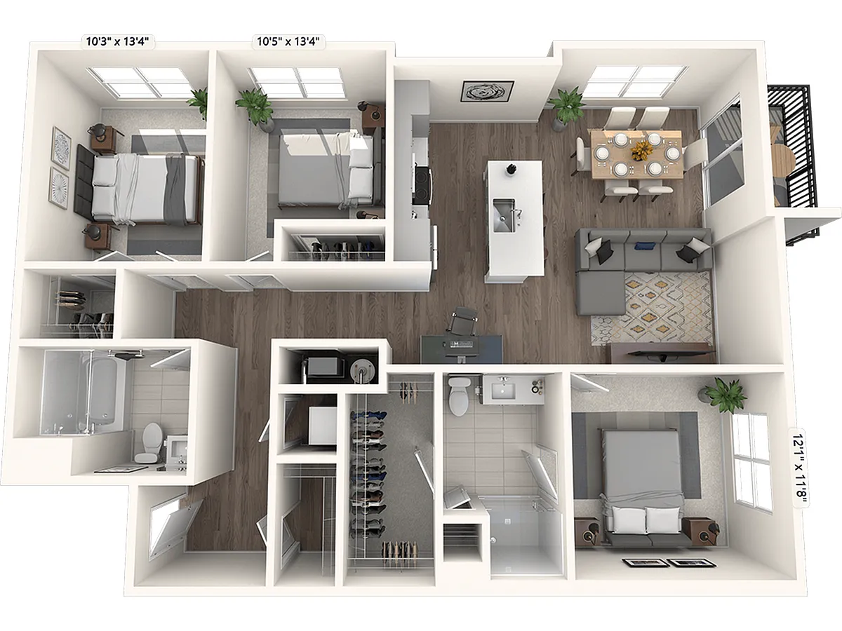 Floor plan 3A