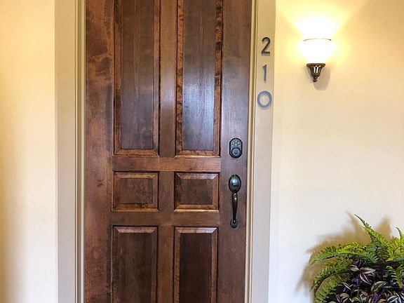 Front door of unit with keypad entry
