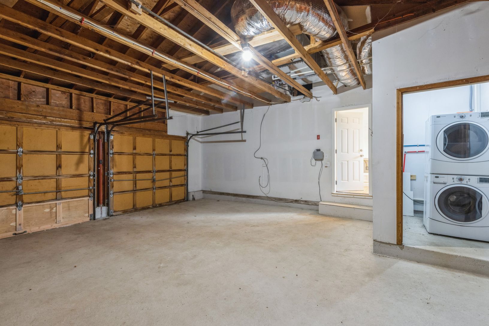 Garage and laundry