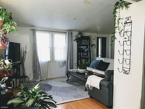 living room with hardwood floors
