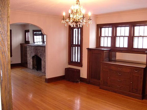 dining room with buffet