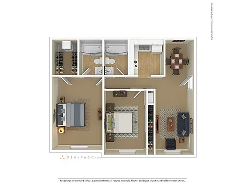 Floor plan 2x2s
