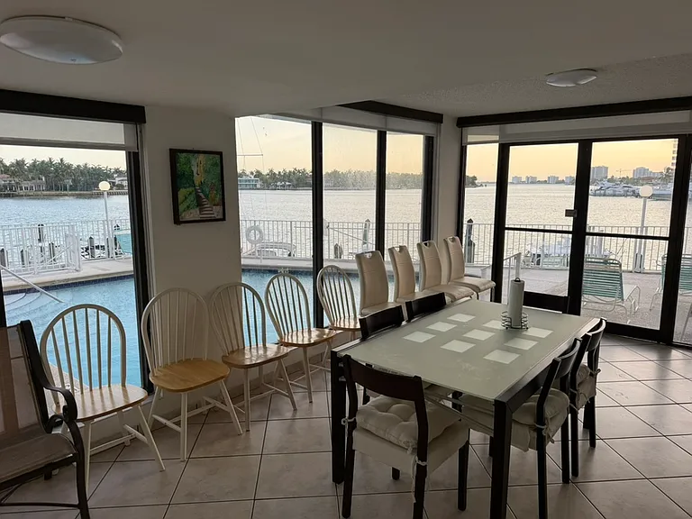 Community room by the swimming pool