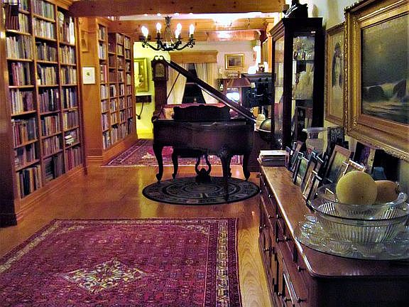 LR showing library wall 