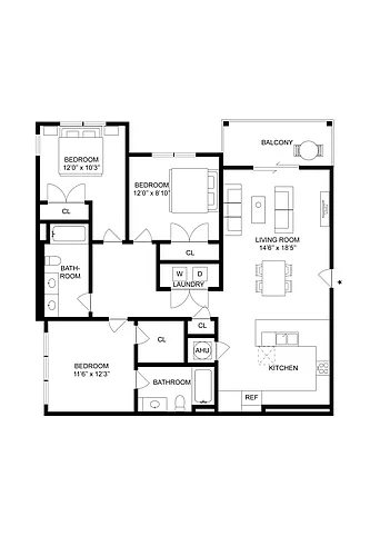 Floor plan C1