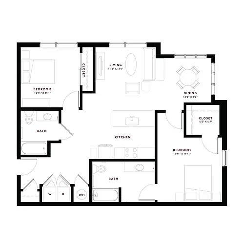 Floor plan Prairie Dropseed