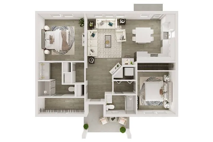 Floor plan Cottage w/ Back Yard