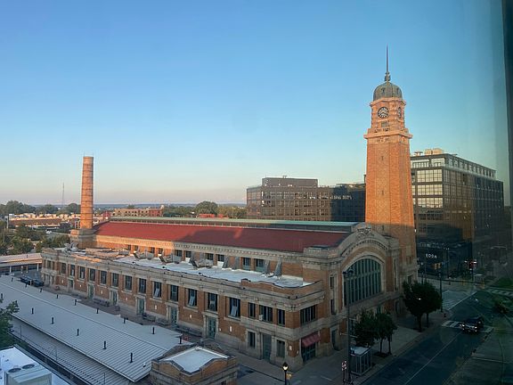 Your view from the living room - see downtown, West Side Market and the lake!