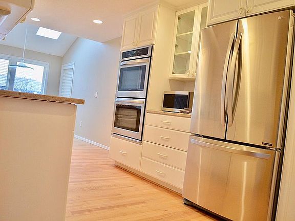 Double Oven and New Stainless Refrigerator.