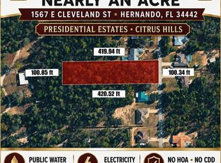 1567 E CLEVELAND STREET LOT 33, HERNANDO, FL 34442