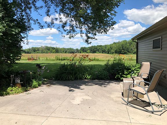 Back patio - country view