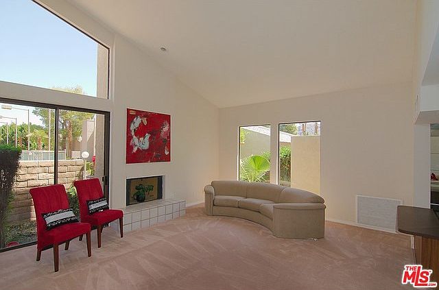 Fireplace as focal point...