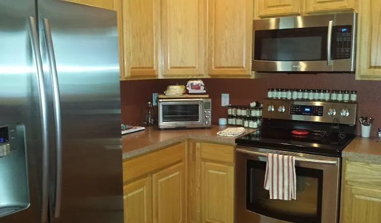 Sharp stainless appliances