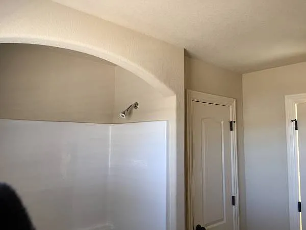 Master shower