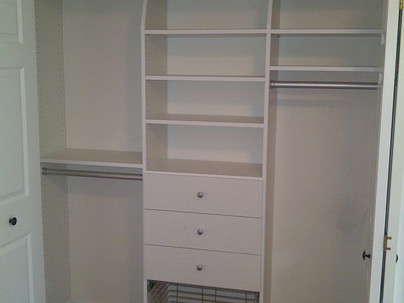 Reach in closet