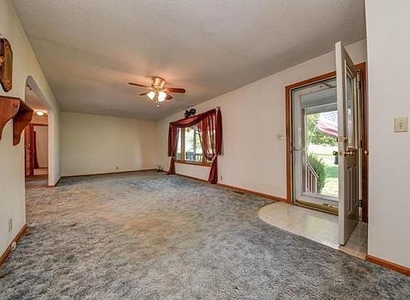 Living room at front of home.