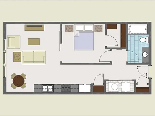 Floor plan 208 / 308 / 408