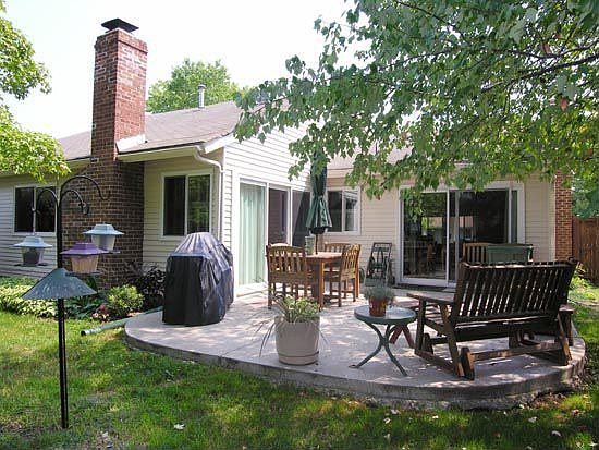 Quiet Fenced Backyard