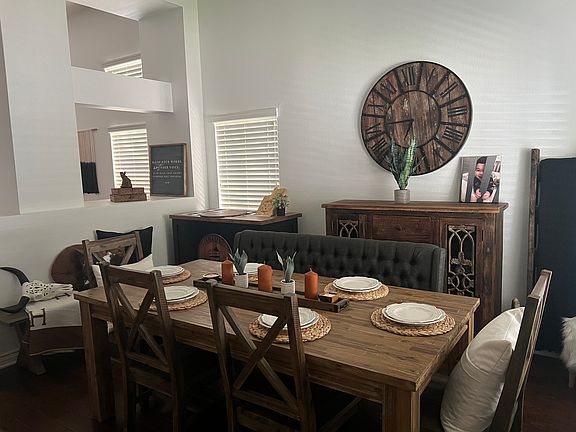 First room made into a dining room, but could be a second living room.