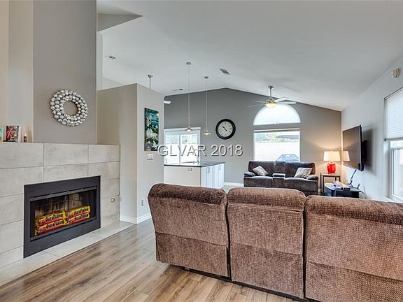 Real wood burning fireplace