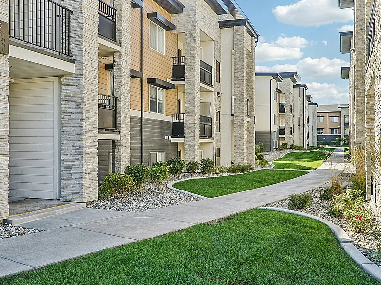 Apartment complex exterior 2