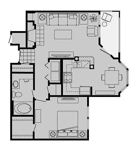 Floor plan B1