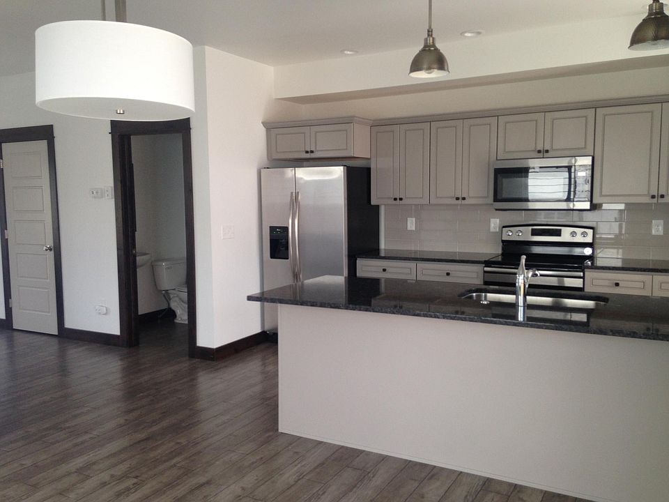 Modern kitchen with plenty of cupboard space