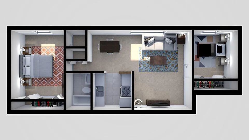 Floor plan One Bedroom